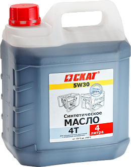 Масло для 4-тактных двигателей синтетическое SAE 5W30 4 л